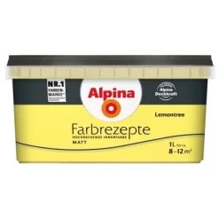 Alpina Farbrezepte Lemontree Matt 1 L