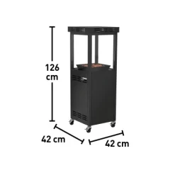 Gaskamin Ridera 6,5 KW Mit Panoramaglas Und Lava-Deko-Steinen 17 Gaskamin Ridera 6,5 KW Mit Panoramaglas Und Lava-Deko-Steinen -Einrichtungsgeschäft 048126602964 VM01 221220 L