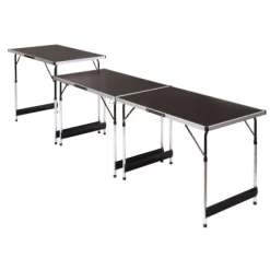 LUX Multifunktionstisch Aluminium 3-teilig