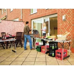 LUX Multifunktionstisch Aluminium 3-teilig -Einrichtungsgeschäft 103944 picture 5 1