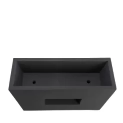 Pflanzwerk® Pflanzkübel Vista 53 Cm X 75 Cm X 27 Cm Anthrazit -Einrichtungsgeschäft 145579 11001500 4