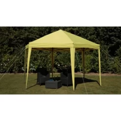 Tepro Faltpavillon Aruba 350 Cm X 400 Cm Lemon -Einrichtungsgeschäft 168777 2400 12