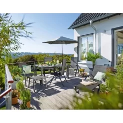 Sonnenliege Pacora Aus Textilen Anthrazit XL -Einrichtungsgeschäft 209237 3299 5