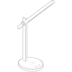 Brilliant LED-Schreibtischleuchte Devy Schwarz