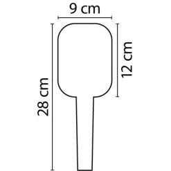 AquaSu Handbrause Larus Mit 3 Strahlarten Chrom-Weiß -Einrichtungsgeschäft 4006596721752 721752 47