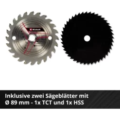 Einhell Power X-Change Akku-Mini Handkreisssäge TE-CS 18/89 Li Solo -Einrichtungsgeschäft 4006825646184 2171 06