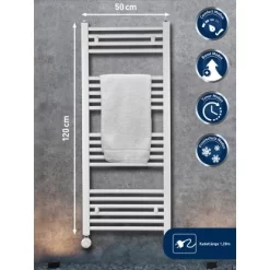 Elektrischer Badheizkörper Wuppertal Mit Programmierbarem Thermostat 600 W -Einrichtungsgeschäft 4007871151554 A01 010819