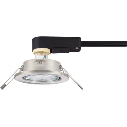 LED-Einbauleuchte 86R Metall Nickelfarben 3er-Set 4 LED-Einbauleuchte 86R Metall Nickelfarben 3er-Set – Bild 4