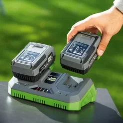 LUX 20 V Doppel-Schnellladegerät 1 PowerSystem -Einrichtungsgeschäft 4007871960552 A 01