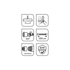 Baliv Überkopfbrause-Set KBS-14.120 Verchromt 20 Baliv Überkopfbrause-Set KBS-14.120 Verchromt -Einrichtungsgeschäft 4007873340123 110