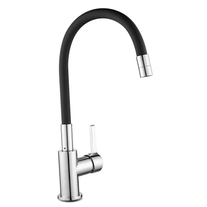 Baliv Küchenarmatur KI-1820 Chrom-Schwarz 2 Baliv Küchenarmatur KI-1820 Chrom-Schwarz – Bild 2