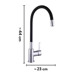 Baliv Küchenarmatur KI-1820 Chrom-Schwarz 13 Baliv Küchenarmatur KI-1820 Chrom-Schwarz -Einrichtungsgeschäft 4007874206794 40