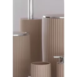 Wenko Schwingdeckeleimer Agropoli L Kosmetikeimer Mit Schwingdeckel 5,5 L Beige -Einrichtungsgeschäft 4008838354834 1068 07