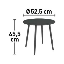 Balkonset Boonara Anthrazit 3-teilig 13 Balkonset Boonara Anthrazit 3-teilig -Einrichtungsgeschäft 4048126607075 VM02 160920