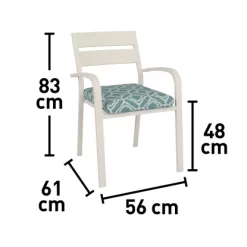 Stapelstuhl Prata Mit Sitzkissen 83 Cm X 56 Cm X 61 Cm 16 Stapelstuhl Prata Mit Sitzkissen 83 Cm X 56 Cm X 61 Cm -Einrichtungsgeschäft 4048126613403 VM01 171120