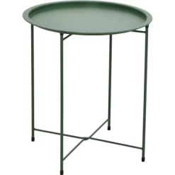 Beistelltisch Satipo Rund Grün Ø 46 Cm X 51 Cm