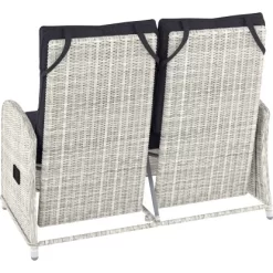 Lounge-Set Kalgan 6-teilig Wicker Eisgrau (B-Ware) -Einrichtungsgeschäft 4048126625642 50