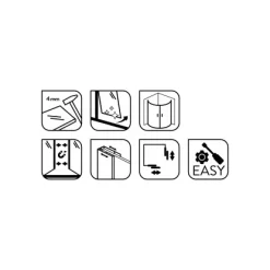 Baliv Duschkabine DUK-80.20R 80 Cm X 80 Cm Chrom -Einrichtungsgeschäft 4250312107720 WEB02 270521