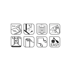 Baliv Duschkabine DUK-90.50E 90 Cm X 90 Cm Chrom -Einrichtungsgeschäft 4250312107799 WEB02 270521