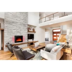 El Fuego Elektrokamin Aarau II Schwarz 900/2000 W -Einrichtungsgeschäft 4250373262819 2240 AB 20