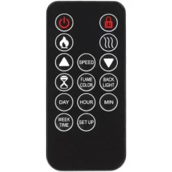 El Fuego Elektrokamin Aarau II Schwarz 900/2000 W -Einrichtungsgeschäft 4250373262819 2240 AR 6