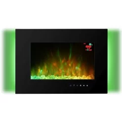 El Fuego Elektrokamin Aarau II Schwarz 900/2000 W -Einrichtungsgeschäft 4250373262819 2240 S 15