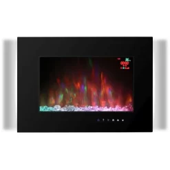 El Fuego Elektrokamin Aarau II Schwarz 900/2000 W -Einrichtungsgeschäft 4250373262819 2240 S 18