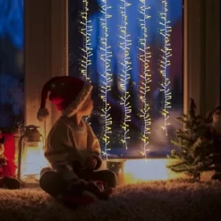 Amare LED-Clusterlichterkette Lichtervorhang Weiß -Einrichtungsgeschäft 4251083910151 4655 02