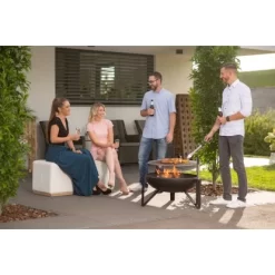 Westmann Premium Grill Feuerstelle Inkl. Grillrost Ø 70 Cm X 75 Cm Schwarz -Einrichtungsgeschäft 4260280773407 1741 AB 05
