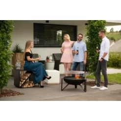 Westmann Premium Grill Feuerstelle Inkl. Grillrost Ø 70 Cm X 75 Cm Schwarz -Einrichtungsgeschäft 4260280773407 1741 AB 06