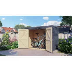 Bertilo Gartenschrank Box Bike 103 Cm X 207 Cm Anthrazit FSC® -Einrichtungsgeschäft 42686005288 11021300 AB 03