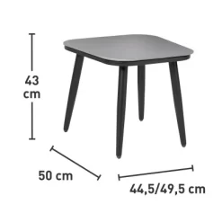 Balkonmöbel-Set Aliceville 3-teilig Polyrattan Grün-Grau -Einrichtungsgeschäft 48124977651 VM02 280219 15