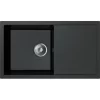 Miló Einbauspüle Granitverbundstoff Blissano 76 Schwarz