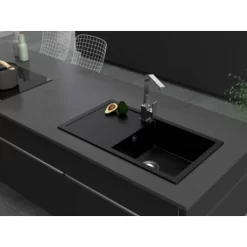 Miló Einbauspüle Granitverbundstoff Blissano 76 Schwarz 5 Miló Einbauspüle Granitverbundstoff Blissano 76 Schwarz -Einrichtungsgeschäft 5903140018100 30