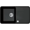 Miló Einbauspüle Granitverbundstoff Piu 78 Schwarz