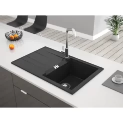 Miló Einbauspüle Granitverbundstoff Piatto 78 Graphit 5 Miló Einbauspüle Granitverbundstoff Piatto 78 Graphit -Einrichtungsgeschäft 5903140018315 30