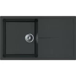 Miló Einbauspüle Granitverbundstoff Adore 86 Lava-Anthrazit