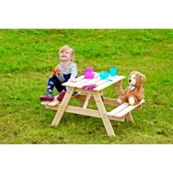Timbela Kindersitzgarnitur Holz M012-1 Klein -Einrichtungsgeschäft 60827950648 11023400 AB 05