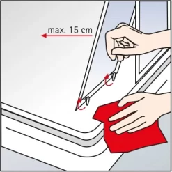 Schulte ExpressPlus Runddusche Sunny Sicherheitsglas Chromoptik 190x90x90cm -Einrichtungsgeschäft 63471 2053 AbklappbarSunny
