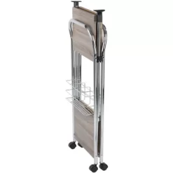 Wenko Servierwagen Liky Holzdekor Zusammenklappbar -Einrichtungsgeschäft 686865 1068 03