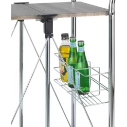 Wenko Servierwagen Liky Holzdekor Zusammenklappbar -Einrichtungsgeschäft 686865 1068 04