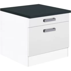Optifit Unterschrank Salo214 60 Cm Weiß Für Trockner Und Waschmaschine
