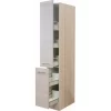 Flex-Well Exclusiv Apotheker-Hochschrank Focus 200 Cm X 30 Cm X 57 Cm Akazie