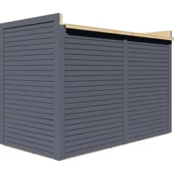 Bertilo Gartenschrank Box Bike 103 Cm X 207 Cm Anthrazit FSC® -Einrichtungsgeschäft 742686005288 11021300 S 07