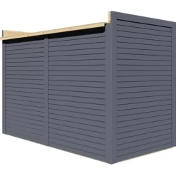Bertilo Gartenschrank Box Bike 103 Cm X 207 Cm Anthrazit FSC® -Einrichtungsgeschäft 742686005288 11021300 S 09