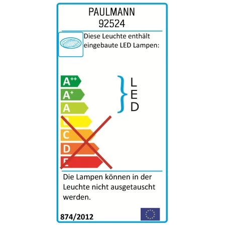 Paulmann LED-Einbauleuchten 3er-Set Premium Line 3 W Eckig EEK: A-A++ 2 Paulmann LED-Einbauleuchten 3er-Set Premium Line 3 W Eckig EEK: A-A++ – Bild 2