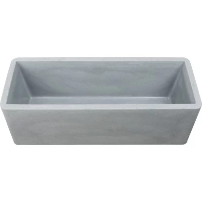 Scheurich Pflanzgefäß Plaza Box 79 Cm X 29 Cm 27,5 Cm Stony Grey 2 Scheurich Pflanzgefäß Plaza Box 79 Cm X 29 Cm 27,5 Cm Stony Grey – Bild 2