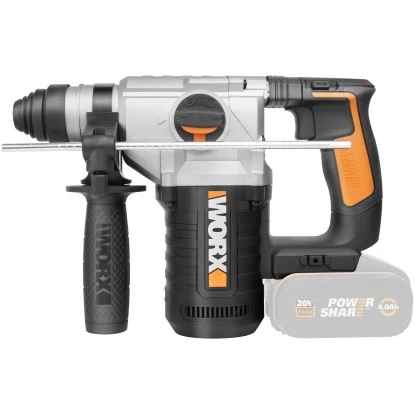 Worx Akku-Bohrhammer WX392.9 Solo 2 Worx Akku-Bohrhammer WX392.9 Solo – Bild 2