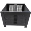 Lienbacher Pelletsbrennkorb Schwarz Beschichtet Eckig