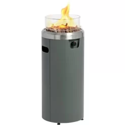 Buschbeck Terassenheizer Loungefeuer Faro Grau 7,5 KW